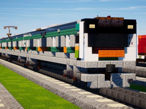 我的世界怎么坐火车[图1]