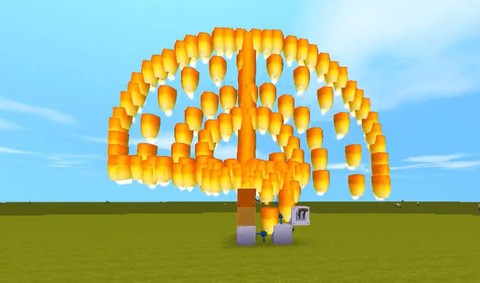 迷你世界怎么用孔明灯